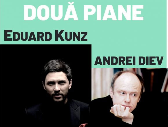 În premieră, la Bistriţa: Recital extraordinar la două piane, susținut de Eduard Kunz și profesorul său, Andrei Diev În premieră, la Bistriţa: Recital extraordinar la două piane, susținut de Eduard Kunz și profesorul său, Andrei Diev