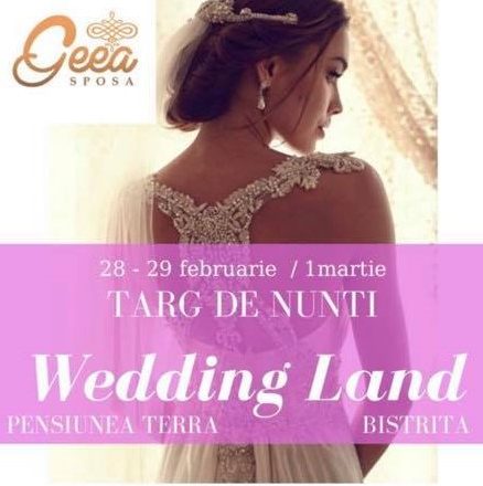 NU UITAȚI! Mâine începe Târgul de Nunți Wedding Land! TOT ce aveți nevoie pentru marea voastră zi, într-un singur loc! NU UITAȚI! Mâine începe Târgul de Nunți Wedding Land! TOT ce aveți nevoie pentru marea voastră zi, într-un singur loc!