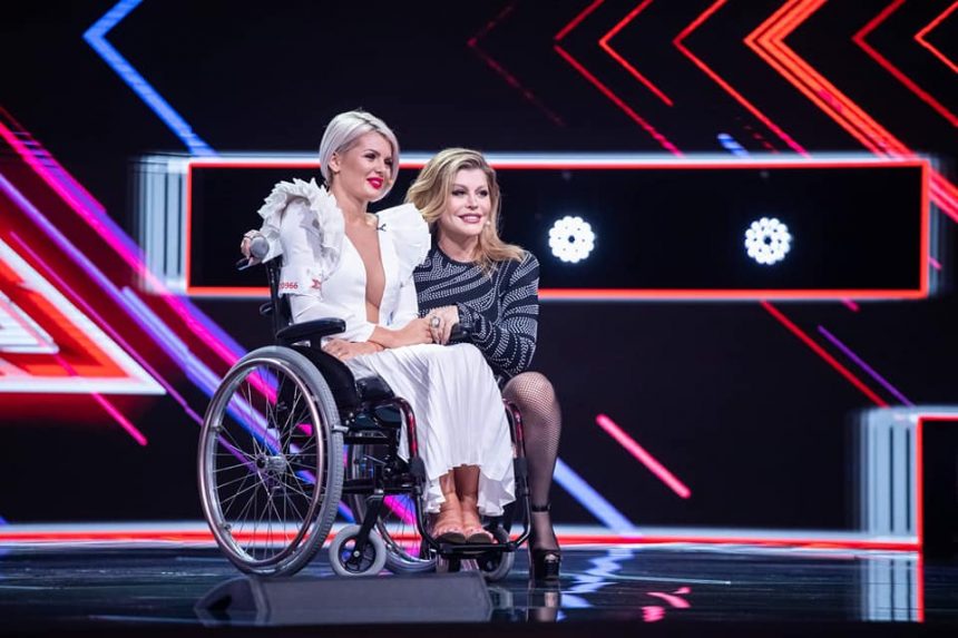 Bistrițeanca Anamaria German, pe scena X Factor Bistriteanul Afla