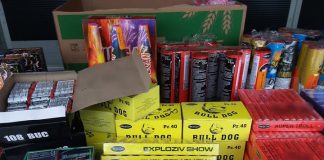 Controale drastice! Comerț ilegal cu articole pirotehnice, într-un magazin din Bistrița