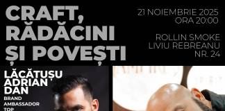 O experiență autentică: Degustare de cocktailuri și povești cu rădăcini românești, vineri, la Rollin Smoke Bistrița!