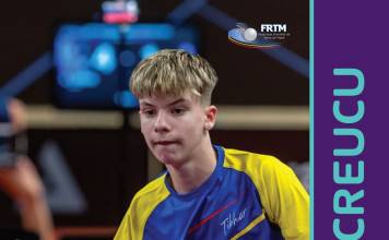 FOTO – Bistrițeanul Raul Creucu, gata pentru marea provocare: Mondialul de Juniori la tenis de masă!