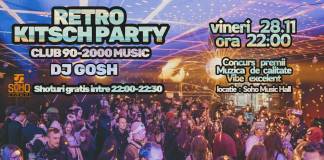 Retro Kitch Party, vineri, în SOHO Music Hall ! Sâmbătă, super concert TWICE LOUDER