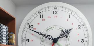 FOTO – INEDIT: Ceasul cu trei complicații, proiectat și construit de Marian Vlad, la Bistrița!