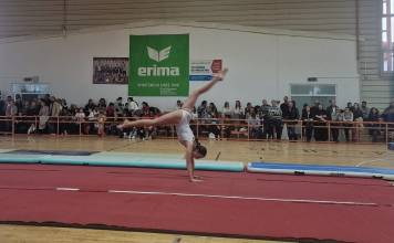 FOTO/VIDEO: Ambiție, determinare și multă muncă, la Cupa Bistrița. Gimnastică Artistică – dovada că încă avem copii muncitori
