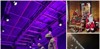 FOTO/VIDEO Bistrița a îmbrăcat haine de sărbătoare! Coloricii și Moș Crăciun, alături de cei mici