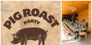 SIGMIR: Roua vă invită la un PIG ROAST PARTY memorabil! Pe lângă șemineu, cu vin bun și porcușor la proțap