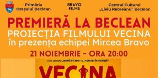 PREMIERĂ la Beclean: vizionare specială a filmului „Vecina”, în prezența lui Mircea Bravo și Cristian Ilișuan!