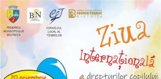 Drepturile Copilului, în centrul atenției la Bistrița! Clădirea Primăriei, luminată în albastru
