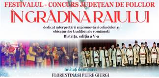Festivalul de colinde „În grădina Raiului”, în 17 decembrie, la Centrul Cultural Dacia