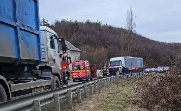 FOTO/VIDEO: Accident pe DN 17 C, cu o victimă transferată la spital