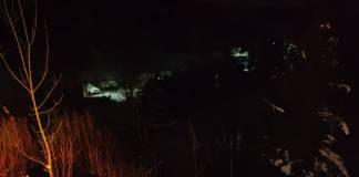 FOTO/VIDEO: Accident la ieșire din Romuli! Pasagerii au avut noroc cu zăpada mare