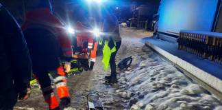 Trei persoane au ajuns până acum la Spitalul Clinic Județean de Urgență Bistrița, după ce au alunecat pe gheață și zăpadă