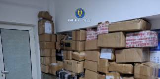 FOTO: Trimiteau colete cu articole pirotehnice! 1.500 de tone de petarde și artificii descoperite în depozit, unele aduse în țară ilegal