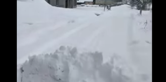 VIDEO- Spermezeu: Localnicii ies cu utilaje proprii să ajute la deszăpezirea comunei