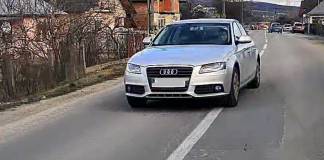 FOTO/VIDEO: La un pas de tragedie, după ce un Audi cu numere de Alba a forțat o depășire