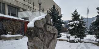 BISTRIȚA la pas – Statuile orașului: Ce reprezintă sculptura din fața Sălii Polivalente și cine a realizat-o