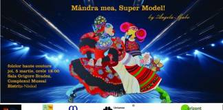 „Mândra mea. Super Model”: Angela Szabo expune folclor & haute couture, la Muzeul din Bistrița
