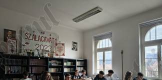 FOTO – Cursurile Colegiului „Andrei Mureșanu” s-au oprit pentru o oră: De la portar la director, toată lumea a citit