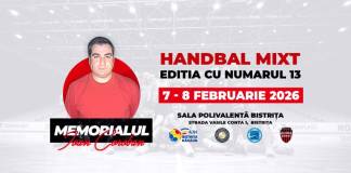 BISTRIȚA: Memorialul de handbal mixt „Ioan Coroban”, în acest weekend, la sala polivalentă din parc