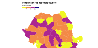 Bistrița – Năsăud între cele 10 județe care produc sub 1 % din economia țării