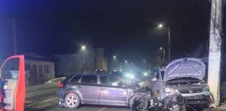 FOTO: Tânăr rănit într-un accident la Sângeorz-Băi