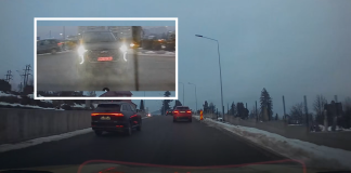 VIDEO: Tragedie evitată milimetric, pe strada Tărpiului din Bistrița