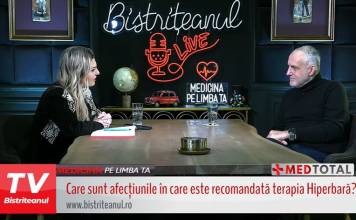 VIDEO: Dr Bogdan Cristian Ion, managerul Spitalului de Medicină Hiperbară din Tg Mureș, despre afecțiunile în care este recomandată medicina hiperbară