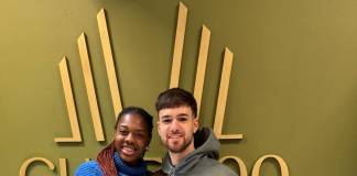 FOTO/VIDEO Când iubirea te poartă peste mări și țări: Cum a ajuns Ivan să facă frizerie în Bistrița urmând-o pe handbalista Gloriei, Danila So Delgado