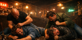 Patru bistrițeni reținuți de polițiști, după o încăierare într-un local