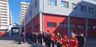 FOTO: Ziua Protecției Civile din România, marcată astăzi la Bistrița! ISU BN a primit o ambulanță nouă