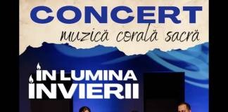 „În lumina Învierii”: Concert de muzică sacră, de Bunavestire, la Palatul Culturii din Bistrița