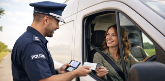 Autoutilitară căutată de nemți, găsită în proprietatea unei bistrițence