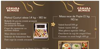 Masa de Paște de la Cămara Bunicii, la un click distanță! Comanzi acum și le ridici înainte de Paște din noul magazin