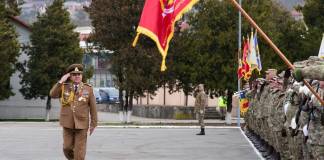 Bârgăuanul Ioan Florin Cioancă a preluat comanda Bazei 4 Logistice „Transilvania” din Dej