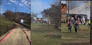VIDEO: ARDE o casă în Agrieș. Autospecialele nu au acces lângă casă
