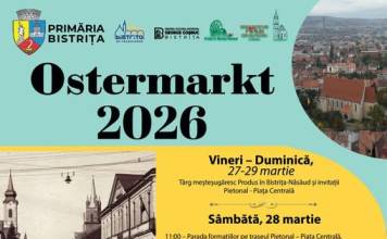 Ostermarkt 2026: Târgul de Paște al sașilor bistrițeni revine, la finalul lunii!