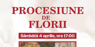 Tradiția continuă: Procesiunea de Florii, pe străzile Bistriței, în prezența ÎPS Andrei