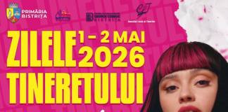 Pe 1 și 2 mai, Bistrița aparține tinerilor: Program special pe pietonalul Liviu Rebreanu, în Parcul Dendrologic și la Teraplast Arena