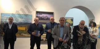 FOTO/VIDEO – Pictorul Aurel Marian, la vernisajul expoziției jubiliare „Praguri de aer”: „Marea mea pasiune a fost natura”