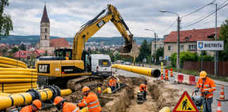 Rețele moderne de gaz, în Bistrița și Beudiu. Investiții de 8 milioane lei