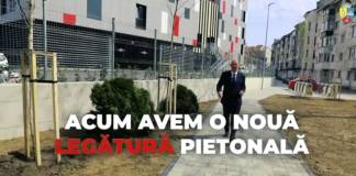 VIDEO – Legătură pietonală și o nouă zonă de sport și recreere, în cartierul Petre Ispirescu!