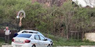 FOTO: Intervenție neobișnuită a polițiștilor la Nețeni, după un „conflict imobiliar” provocat de un stup de albine agitate