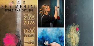 „SEDIMENTAL”: Georgiana Cotuțiu ne invită la Muzeul din Bistrița, la o călătorie vizuală printre straturile memoriei și ale fragilității