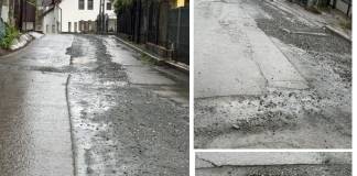 FII REPORTER: Locuitorii din Lușca, nemulțumiți de starea dezastruoasă a drumului după lucrările de canalizare