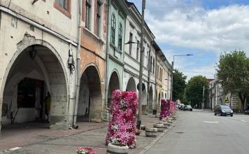 FOTO/VIDEO – Șoferii – împiedicați să parcheze la Sugălete de turnulețe cu flori! Ce planuri are primarul Lazany pentru zonă: