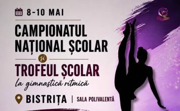 Bistrița, capitala grației: Peste 180 de gimnaste își dispută supremația la Naționalele Școlare!