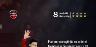 Mesajul emoționant, de rămas-bun, al Cristinei Laslo pentru suporterii Gloriei: „Ați făcut fiecare victorie să se simtă altfel. Rămâneți în inima mea”