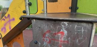 FOTO/VIDEO: Nu există spațiu de joacă în Bistrița, nevandalizat. ”Vom face o igienizare totală!”