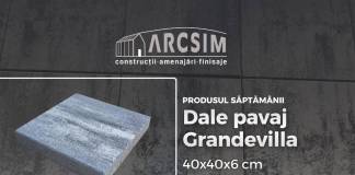 Transformă-ți curtea cu ARCSIM CONSTRUCT Bistrița: promoție de nerefuzat la dalele de pavaj Grandevilla!